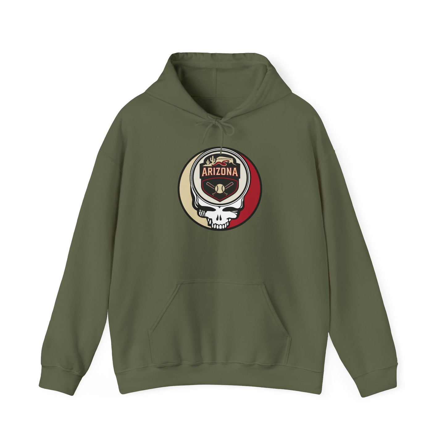 Arizona Diamondbacks Grateful Dead Unisex Heavy Blend Hoodie - Hooded Sweatshirt