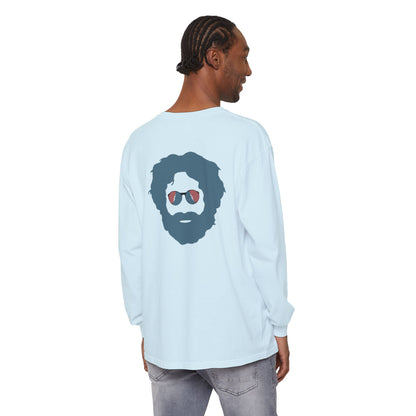 Grateful Dead Jerry Garcia Two-Sided Vineyard Collection Garment-dyed Long Sleeve T-Shirt