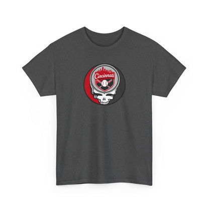 Cincinnati Reds Grateful Dead Steal Your Face T-Shirt - MLB