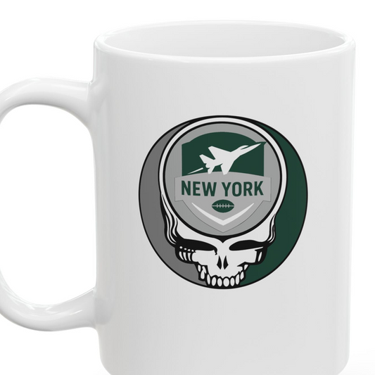 New York Football Stealie Ceramic Coffee Mug - NFL