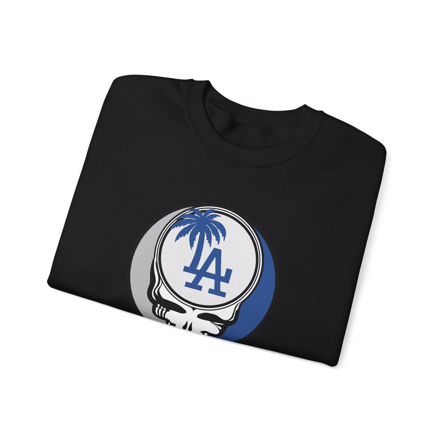 Los Angeles Dodgers Grateful Dead Stealie Crewneck Sweatshirt - MLB