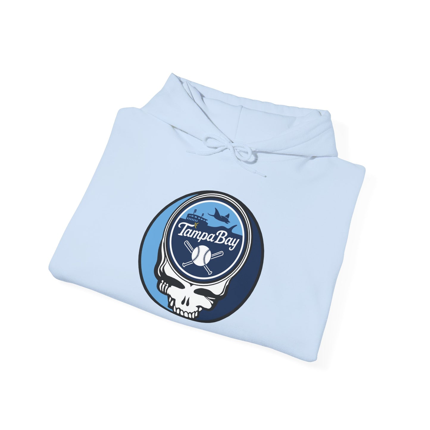 Tampa Bay Rays Grateful Dead Unisex Heavy Blend Hoodie - MLB