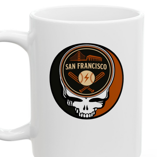 San Francisco Baseball Stealie Ceramic Mug - MLB