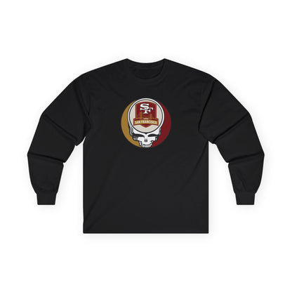 San Francisco Football Stealie Ultra Cotton Long Sleeve Tee