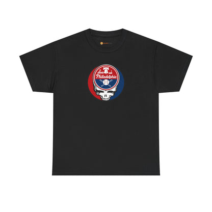 Philadelphia Phillies Grateful Dead Steal Your Face T-Shirt - MLB