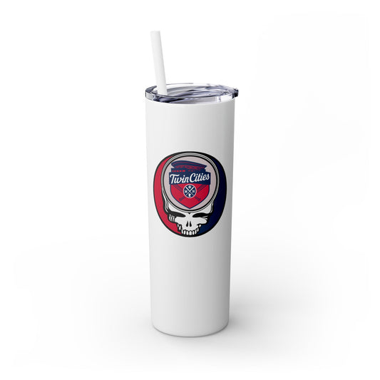Minnesota Twins Stealie Skinny Tumbler with Straw, 20oz