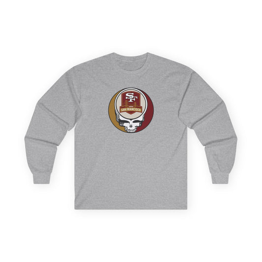 San Francisco Football Stealie Ultra Cotton Long Sleeve Tee