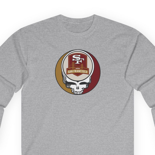 San Francisco Football Stealie Ultra Cotton Long Sleeve Tee