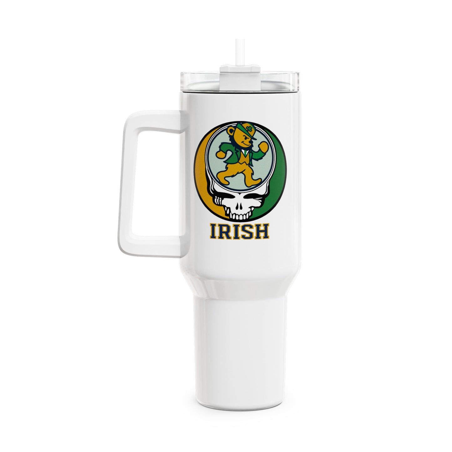 The Irish Stealie | University Collection "Fat Man" Tumbler, Double Insulated 40oz Travel Mug
