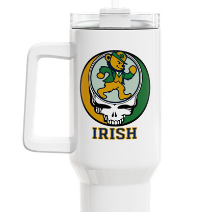 The Irish Stealie | University Collection "Fat Man" Tumbler, Double Insulated 40oz Travel Mug