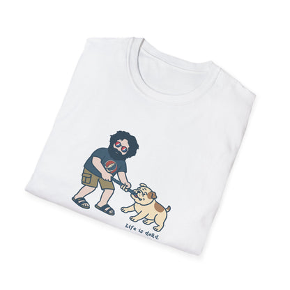 Jerry and Frank are Tuggin' - Life is dead. Grateful Dead TShirt