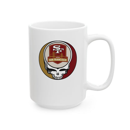 San Francisco Football Stealie Ceramic Coffee Mug - 15ounce - NFL