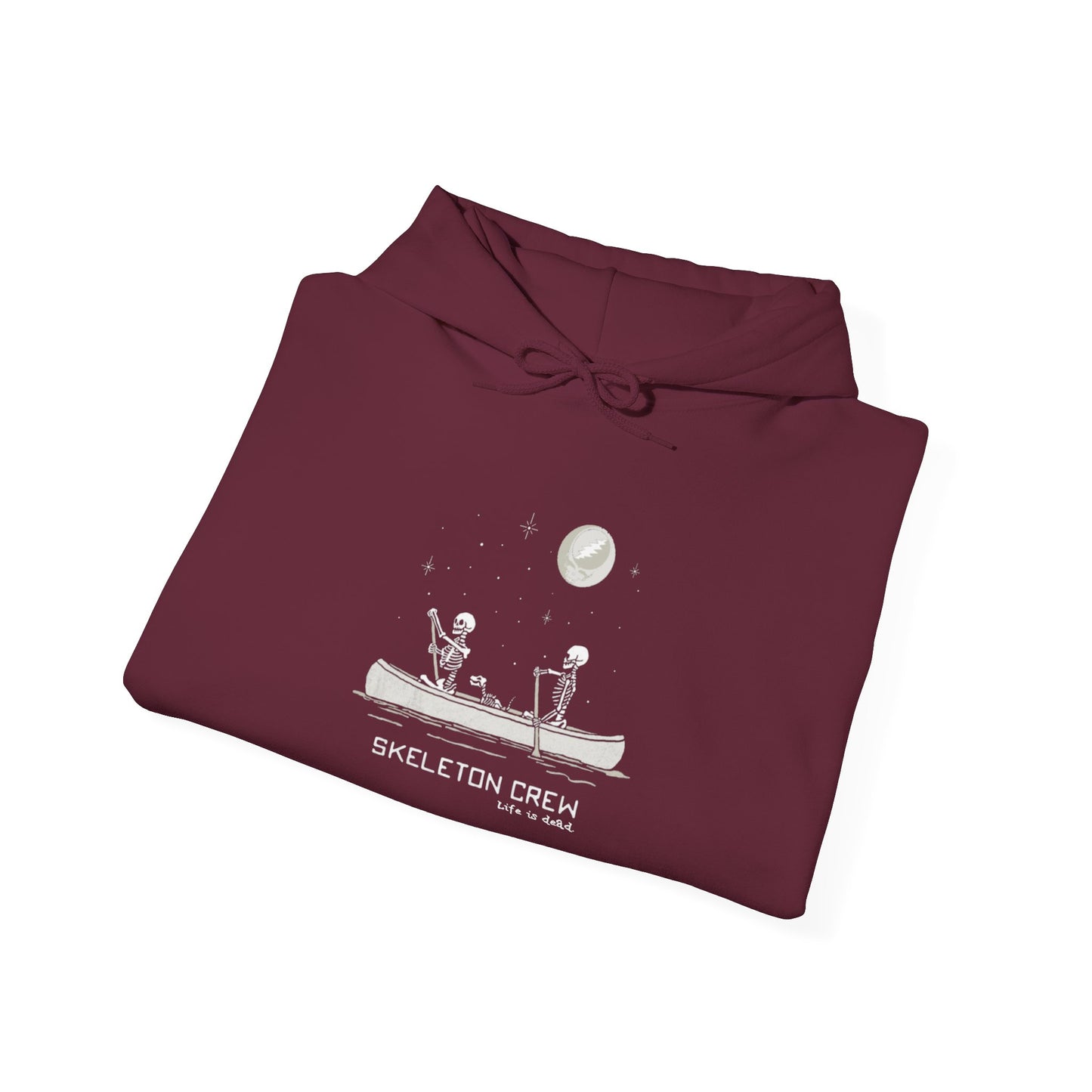Life is dead. Skeleton Crew Grateful Dead Unisex Hoodie