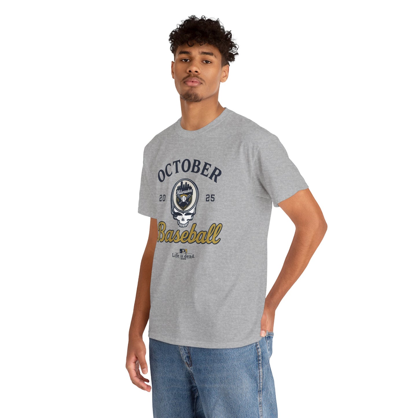 Milwaukee Brewers Playoffs 2025 Stealie Grateful Dead Tshirt