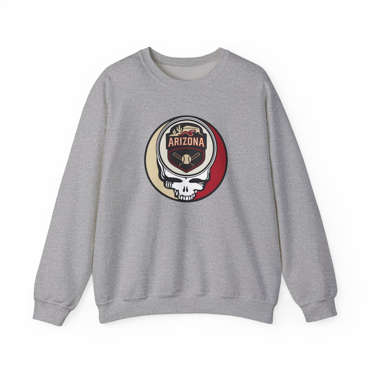 Arizona Diamondbacks Stealie Grateful Dead Crewneck Sweatshirt - MLB