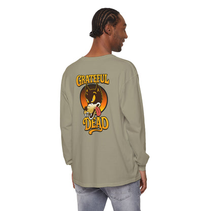 The Wolf Vineyard Collection Garment-Dyed Two-Sided Long Sleeve T-Shirt
