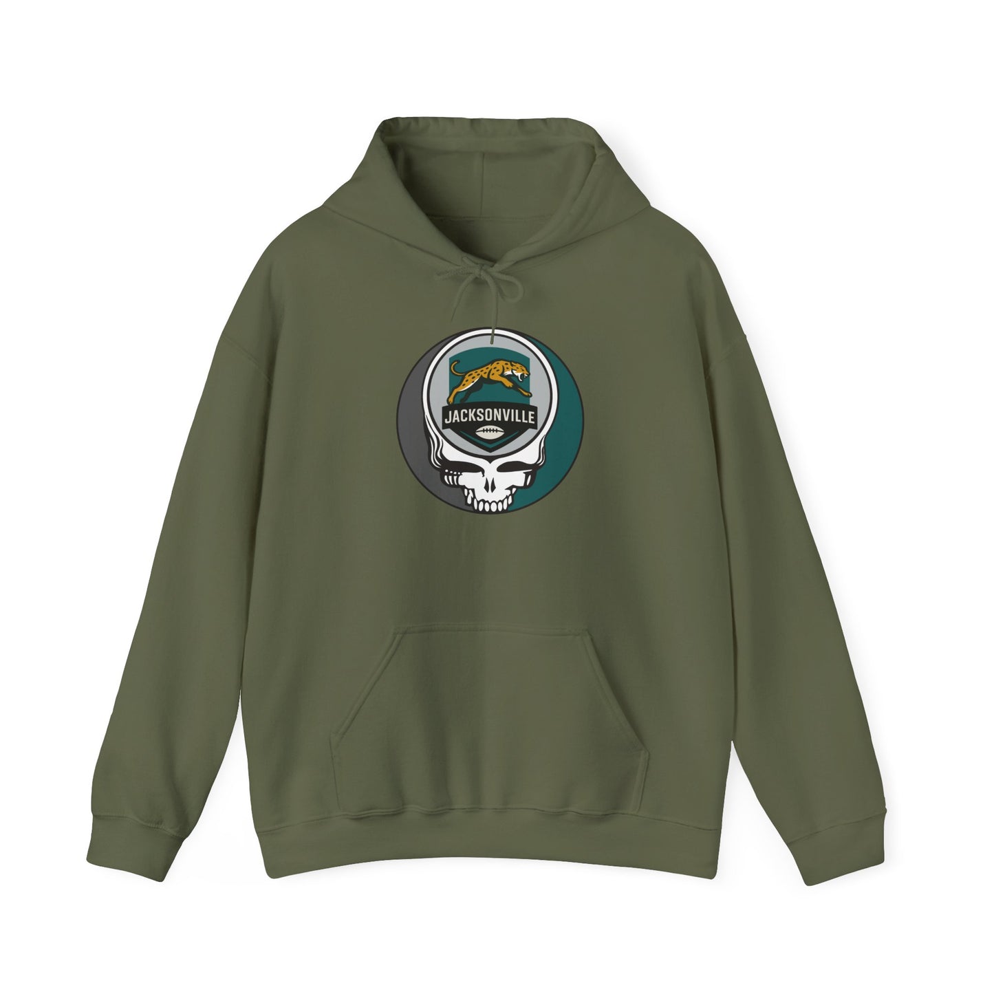 Life is dead. Grateful Grateful Gridiron Collection Jacksonville Football Edition Stealie Hoodie