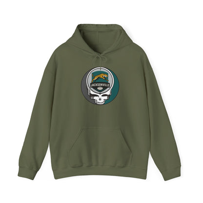 Life is dead. Grateful Grateful Gridiron Collection Jacksonville Football Edition Stealie Hoodie