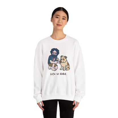 Jerry and Frank Are Sharin' | Life is dead. Crewneck Sweatshirt