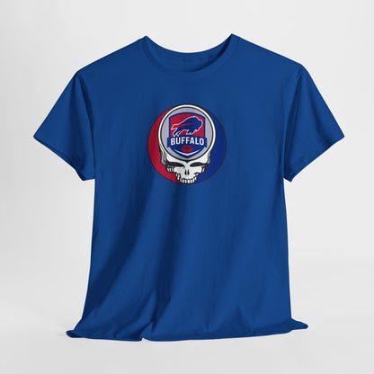 Life is dead. Grateful Grateful Gridiron Collection Buffalo Football Edition Stealie Unisex T-Shirt
