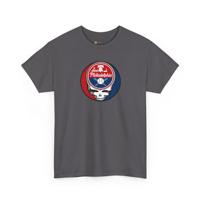 Philadelphia Phillies Grateful Dead Steal Your Face T-Shirt - MLB