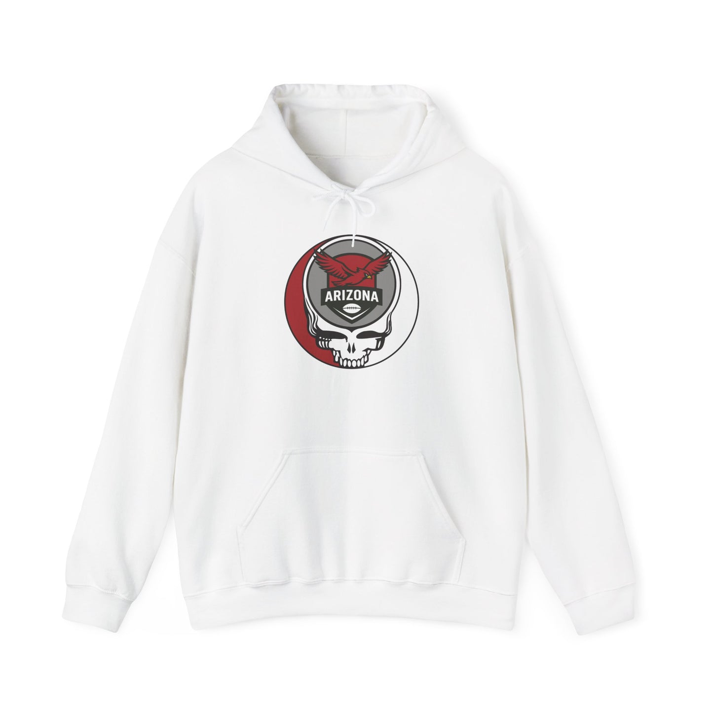 Arizona Cardinals Stealie Grateful Dead Hooded Sweatshirt - NFL
