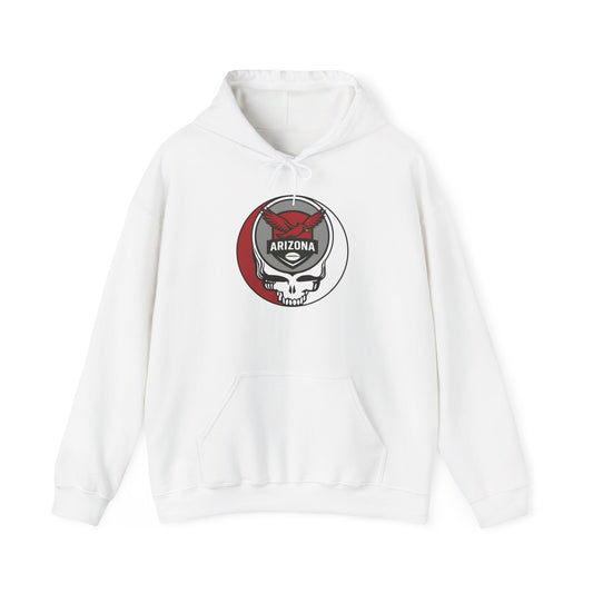 Arizona Cardinals Stealie Grateful Dead Hooded Sweatshirt - NFL