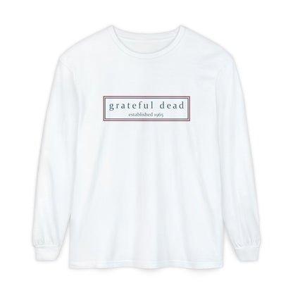 Grateful Dead Dancing Bear Two-Sided Vineyard Collection Garment-dyed Long Sleeve T-Shirt