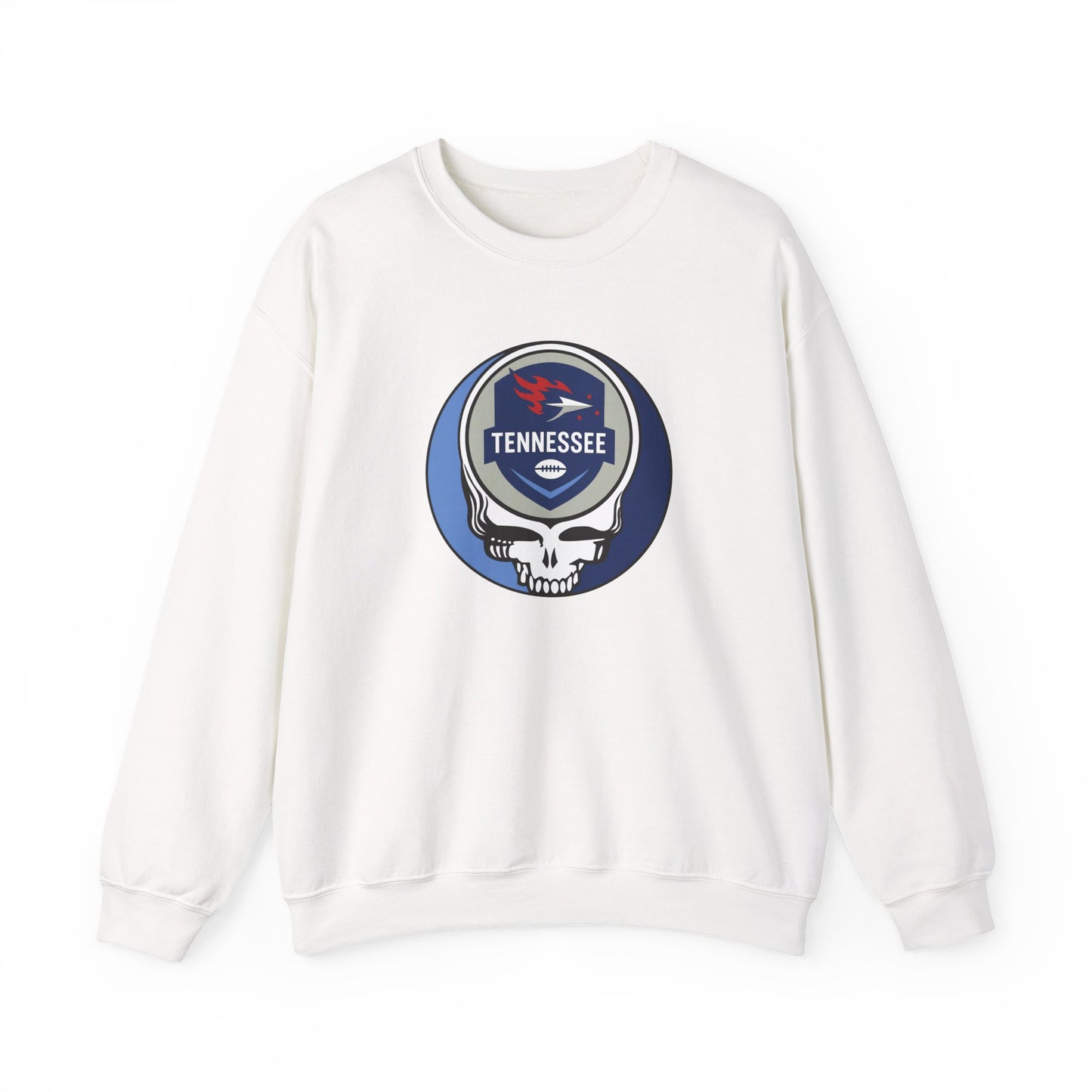 Tennessee Football Grateful Dead Stealie Crewneck Sweatshirt - NFL