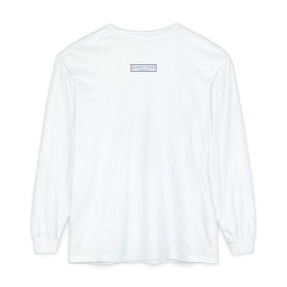 Patchwork Bear Double-Sided Vineyard Collection Garment-dyed Long Sleeve T-Shirt
