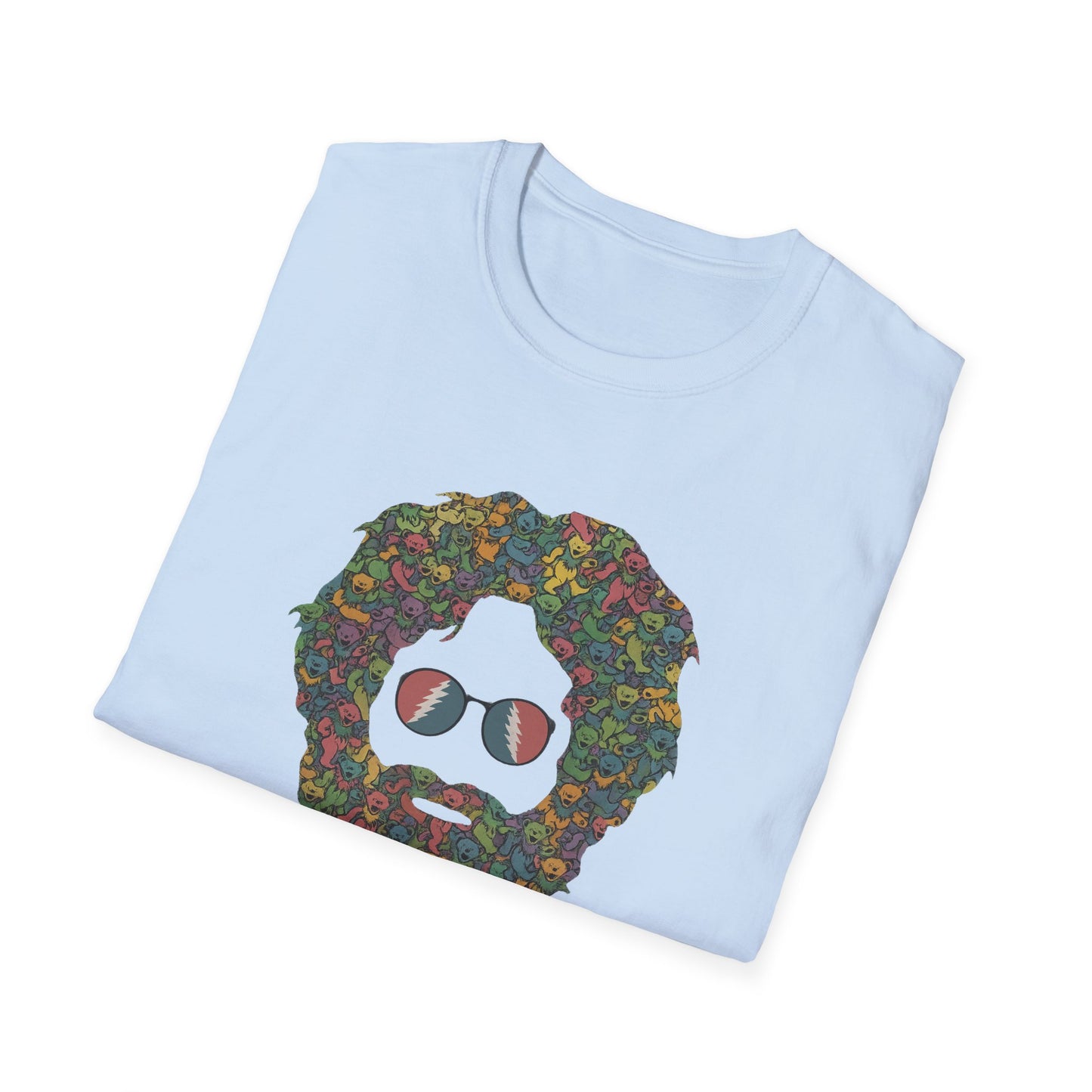 Jerry Garcia Dancing Bears Face - Vineyard Collection Grateful Dead TShirt