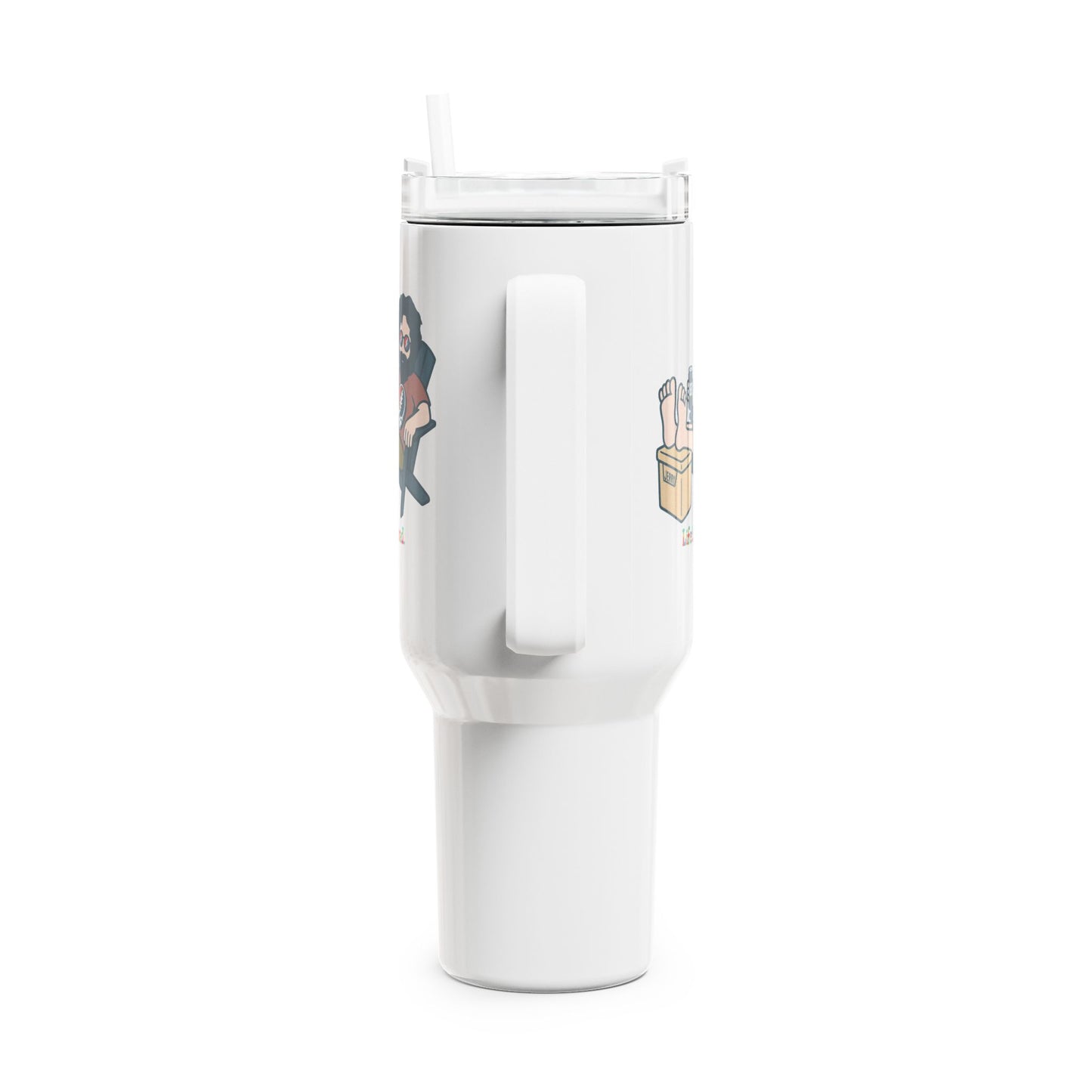 Stay Cool Jerry - Life is dead. "Fat Man" Tumbler,  Double Insulated 40oz Travel Mug