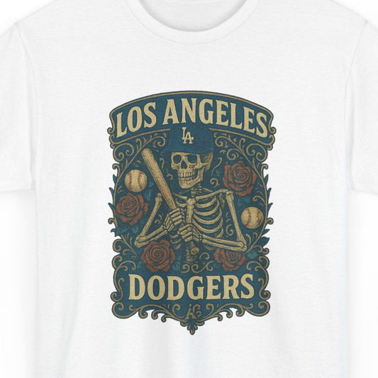 Los Angeles Dodgers Retro Poster Art T-shirt