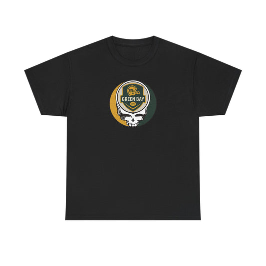 Green Bay Packers Stealie Grateful Dead Steal Your Face T-Shirt - NFL