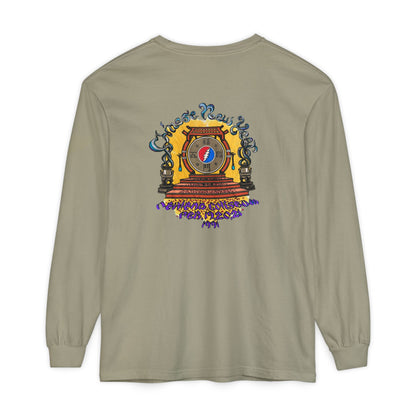 Grateful Dead Chinese New Year Concert Two-Sided Long-Sleeve Tee - Garment-dyed