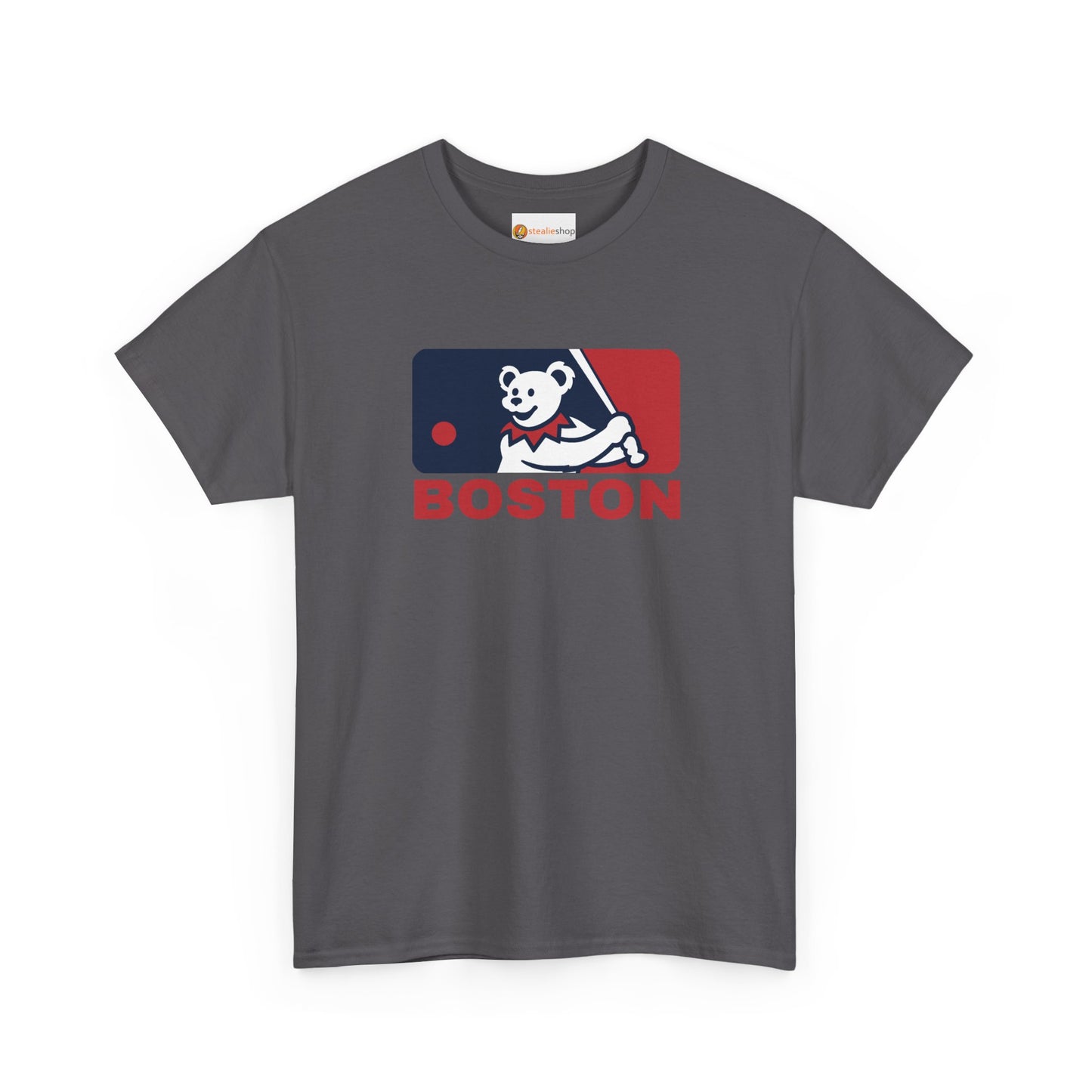 Red Sox MLB Logo Grateful Dead Steal Your Face T-Shirt
