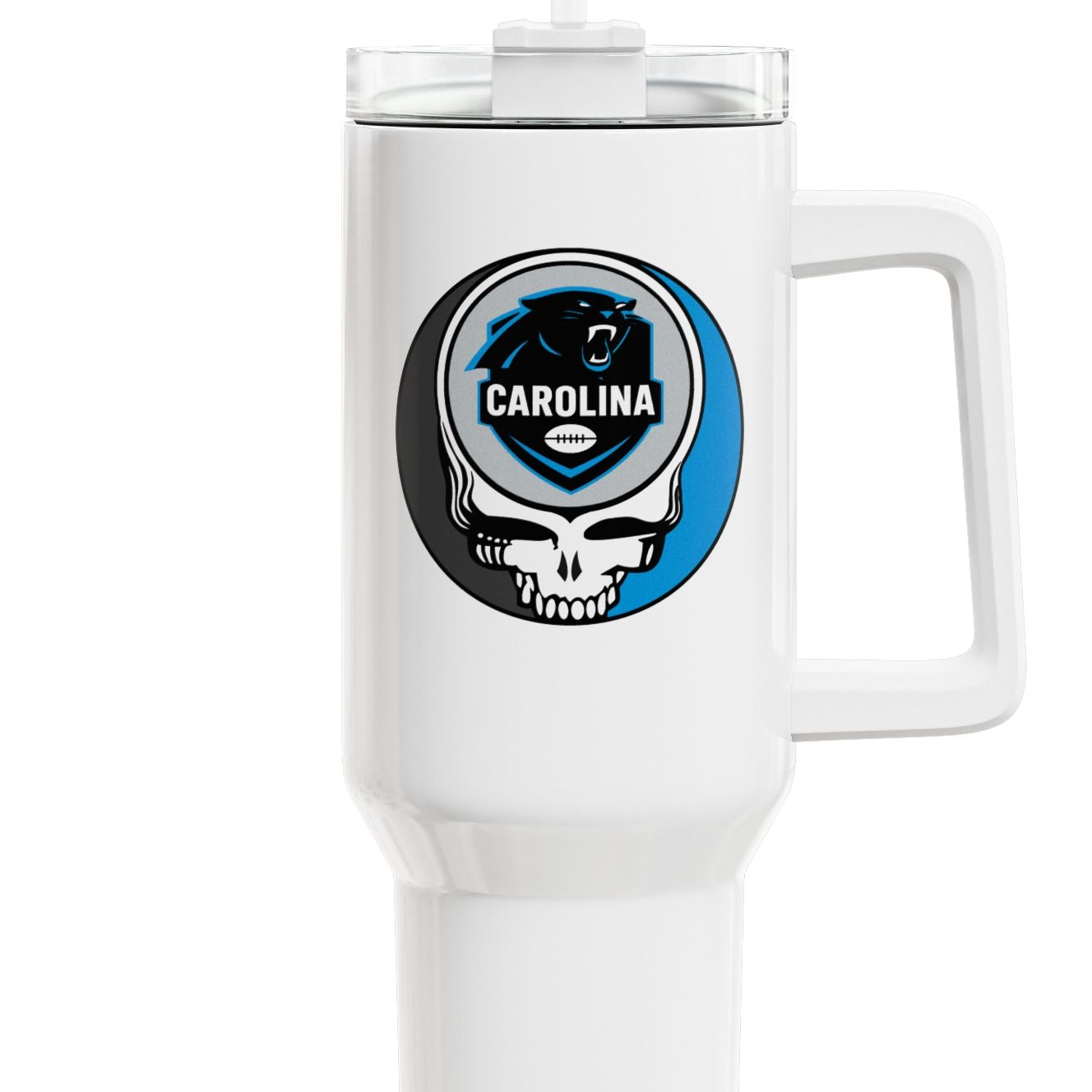Carolina Football Stealie "Fat Man" Tumbler,  Double Insulated 40oz Travel Mug
