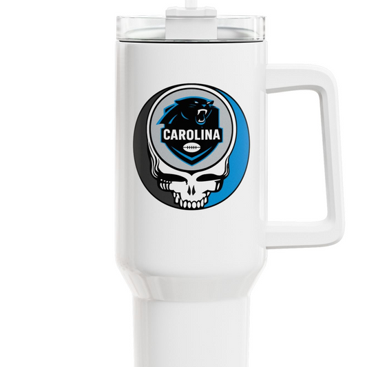 Carolina Football Stealie "Fat Man" Tumbler,  Double Insulated 40oz Travel Mug