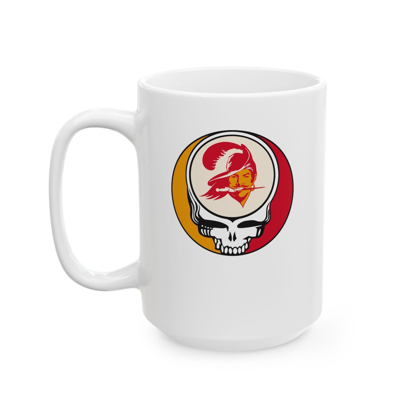 Tampa Bay Football Stealie Ceramic Coffee Mug - 15ounce - NFL