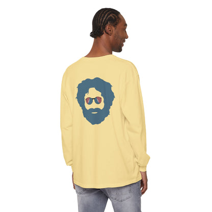 Grateful Dead Jerry Garcia Two-Sided Vineyard Collection Garment-dyed Long Sleeve T-Shirt
