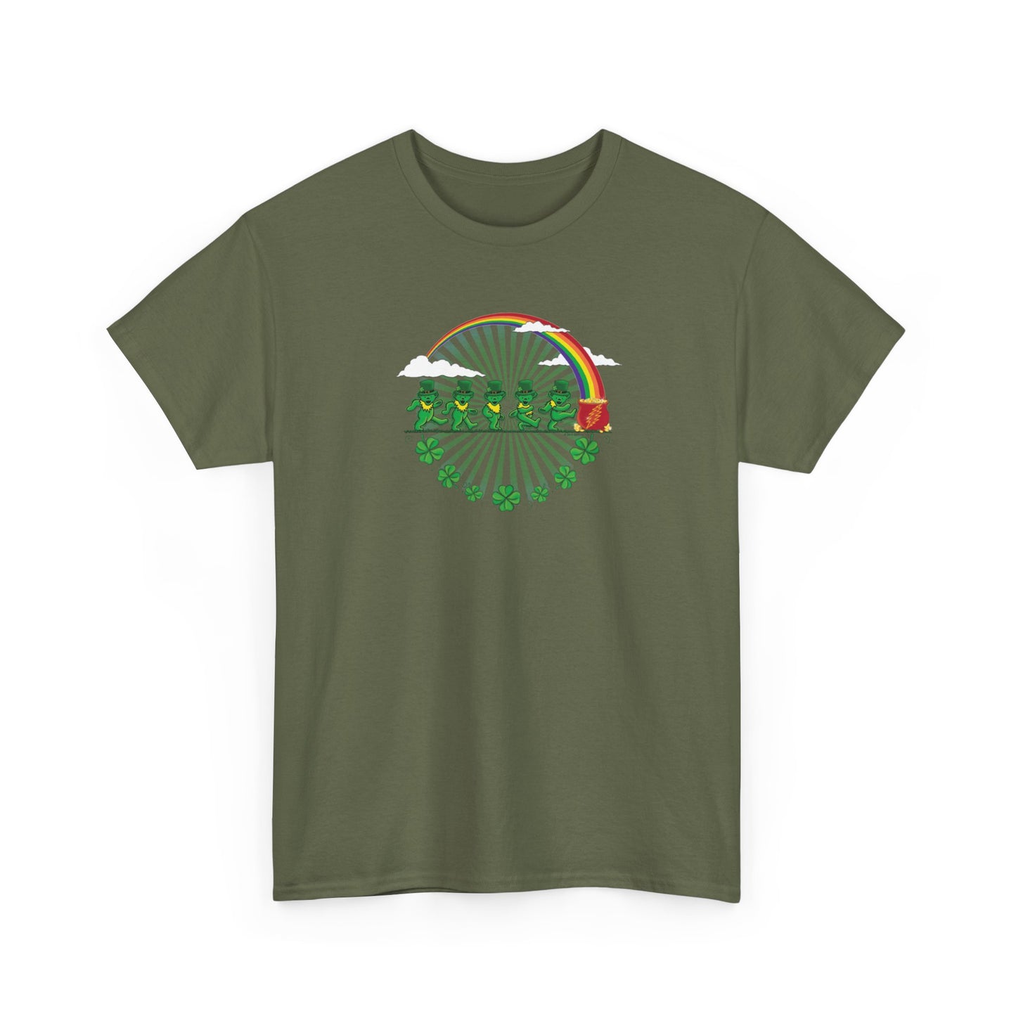 Lucky Leprechaun Bears Grateful Dead T-Shirt - St. Patricks Day