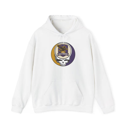 Baltimore Football Stealie Grateful Dead Hoodie - NFL