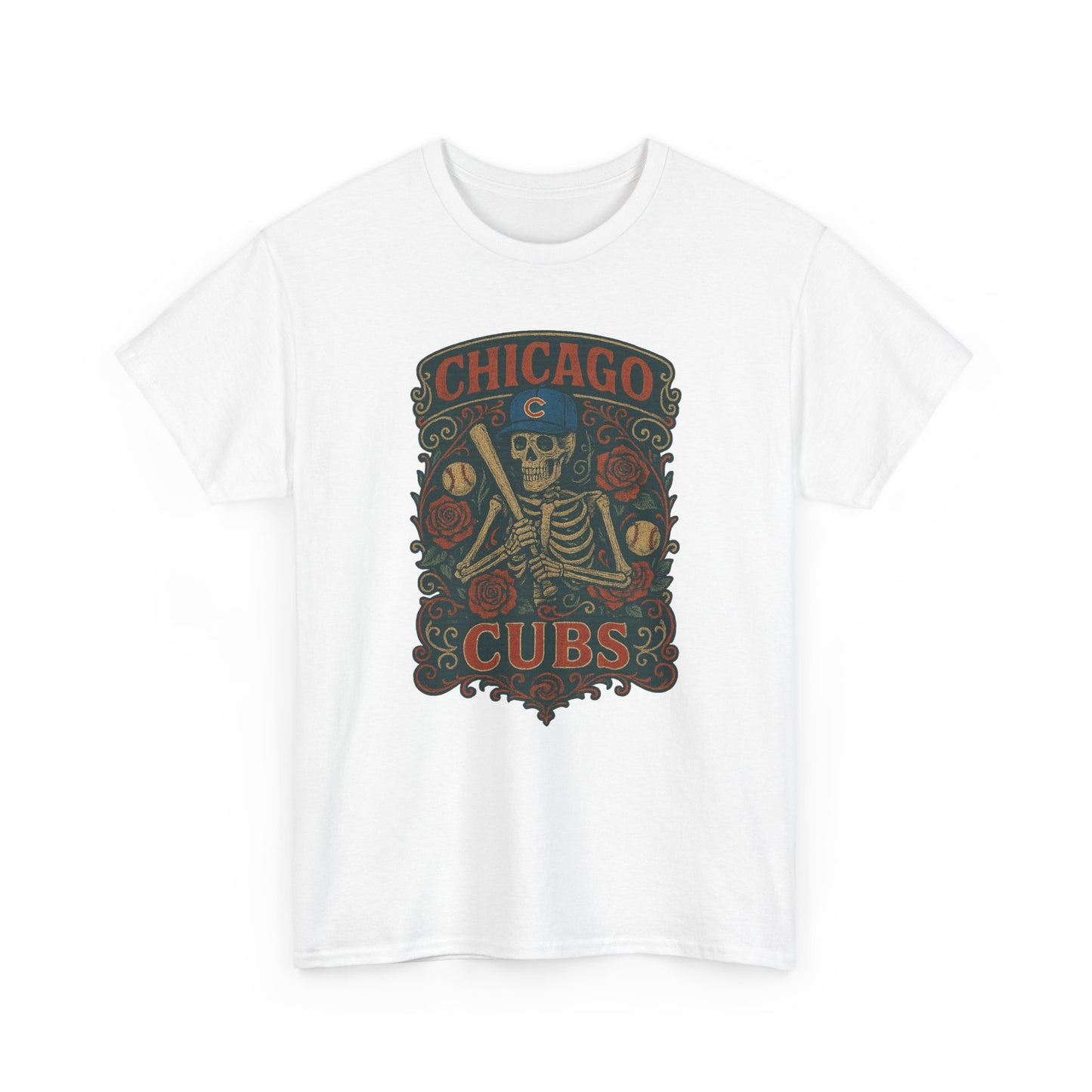 Chicago Cubs Retro Poster Art T-shirt