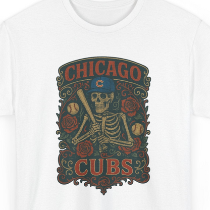 Chicago Baseball Retro Poster Art T-shirt