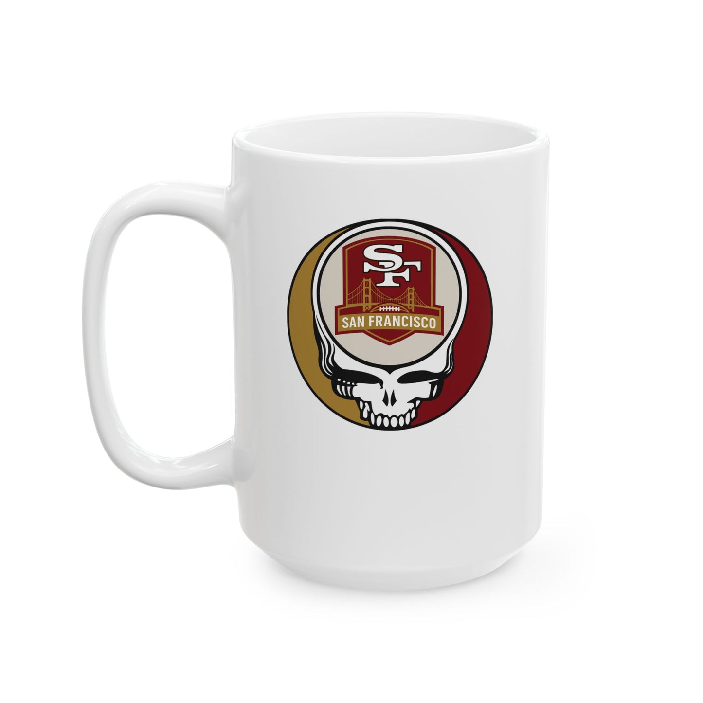 San Francisco Football Stealie Ceramic Coffee Mug - 15ounce - NFL