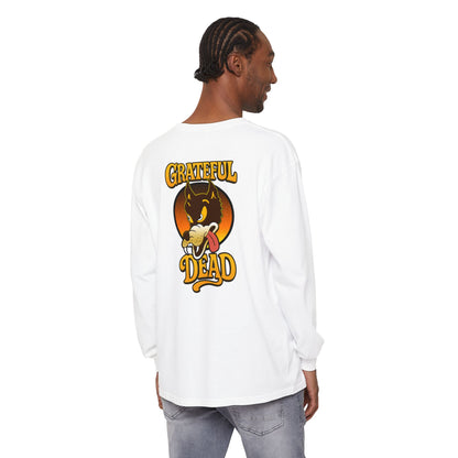 The Wolf Vineyard Collection Garment-Dyed Two-Sided Long Sleeve T-Shirt