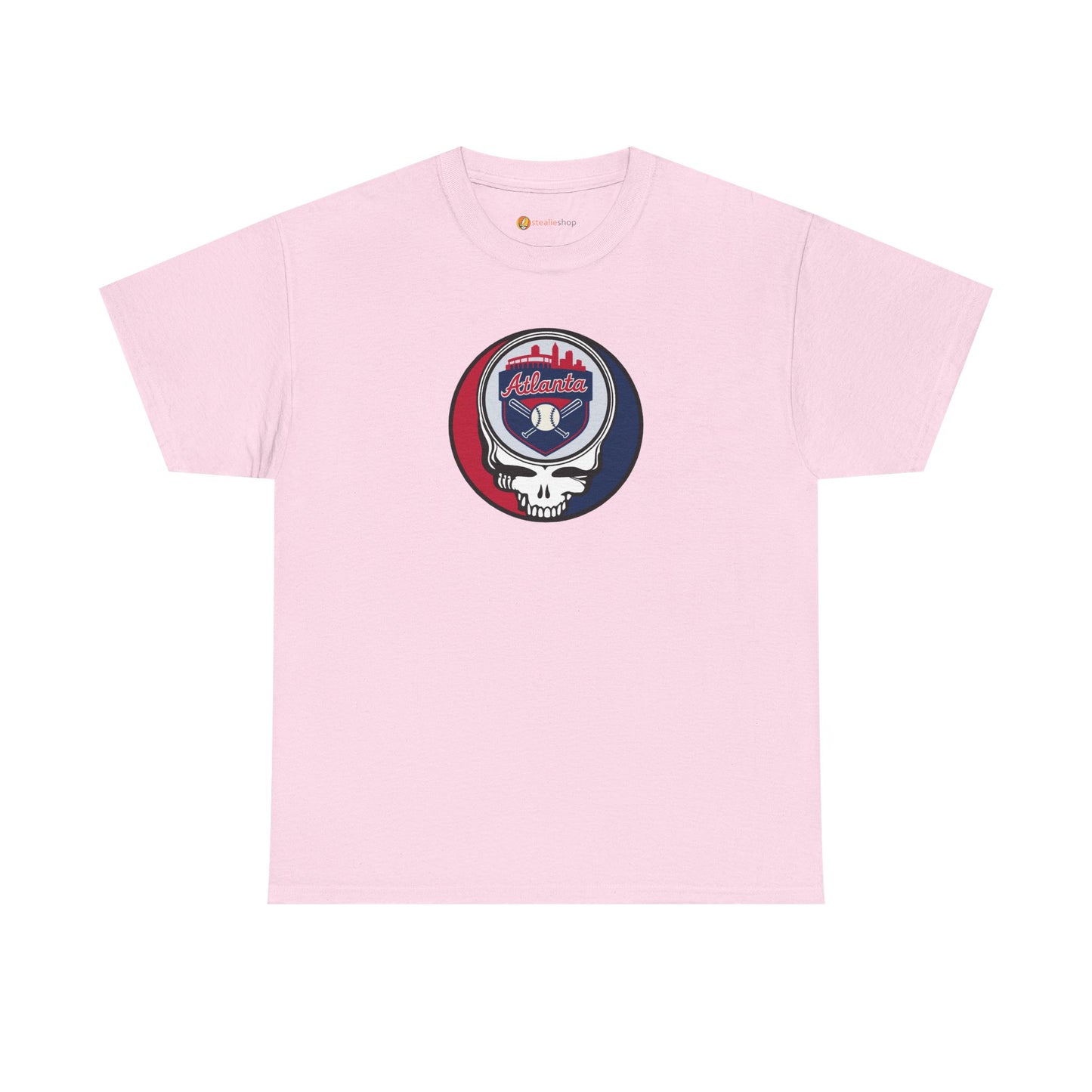 Atlanta Braves Grateful Dead Steal Your Face T-Shirt - MLB