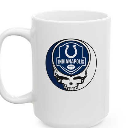Indianapolis Football Stealie Ceramic Coffee Mug - NFL