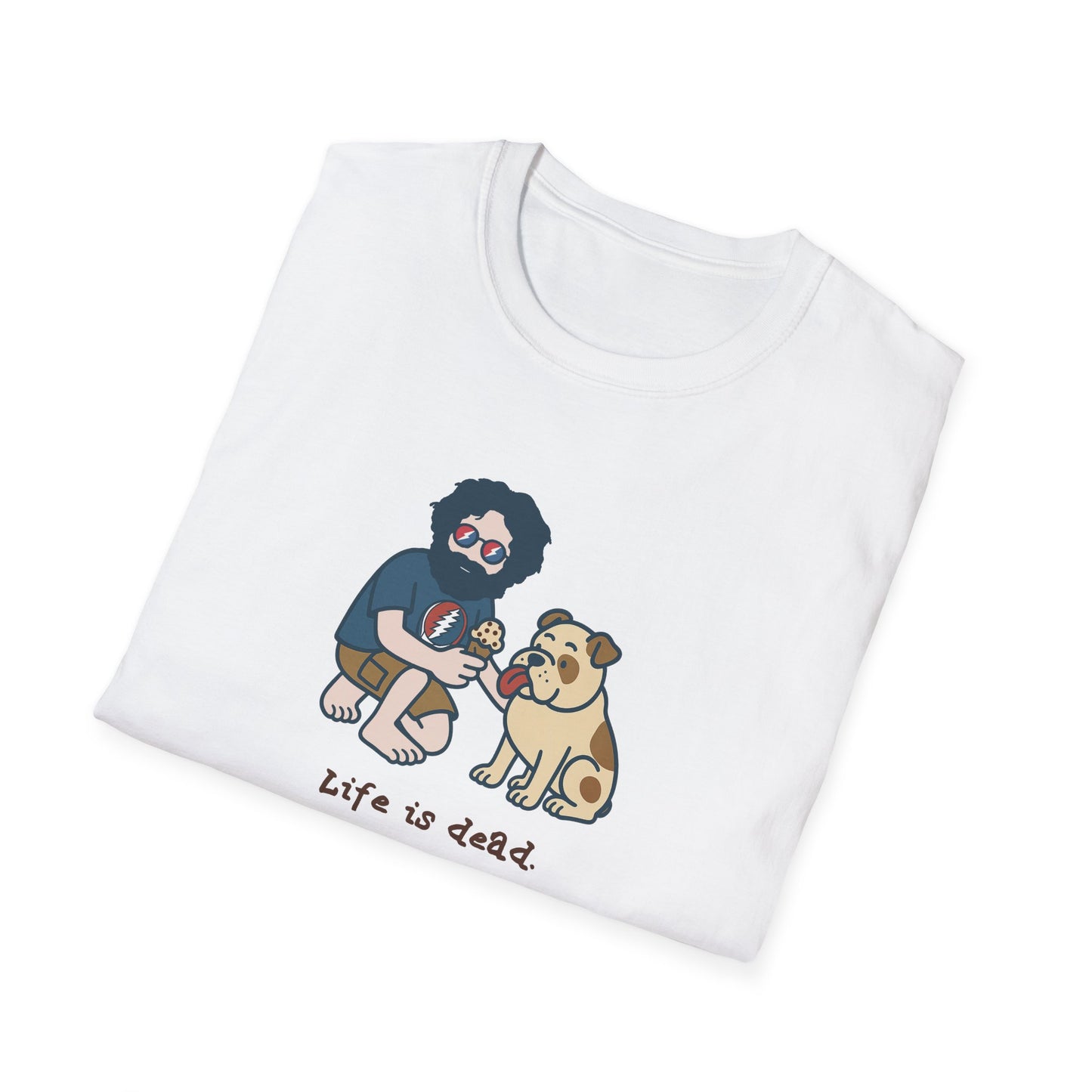 Jerry and Frank are Sharin' - Life is dead. Grateful Dead TShirt
