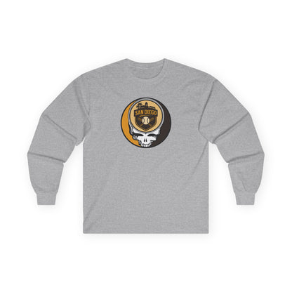 San Diego Padres Stealie Grateful Dead Long Sleeve Tee - MLB